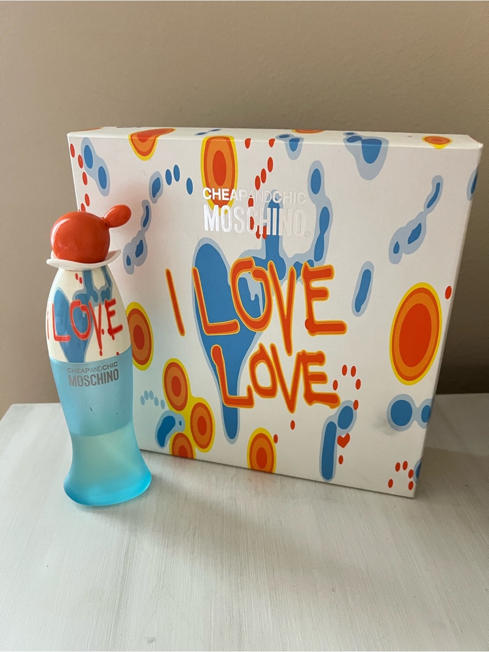 2005 Moschino I Love Love Moschino Cheap & Chic Box & Bottle